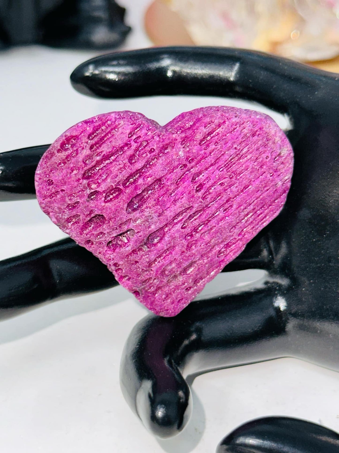 Honeycomb ruby heart