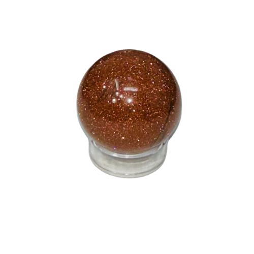 Gold sandstone sphere