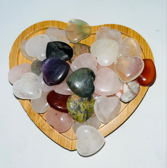 Intuitive Pick Natural crystal baby hearts