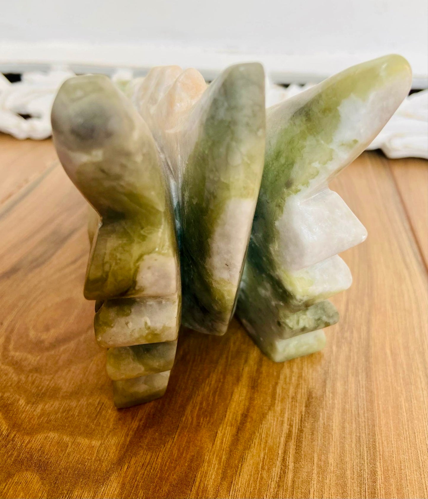 Lemon Lime Jade Dragon Head