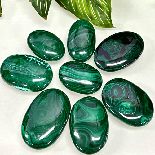 Malachite Palm Stone Crystal