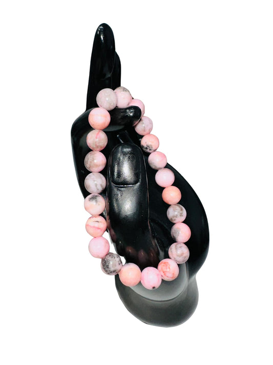 Pink zebra jasper Bracelet