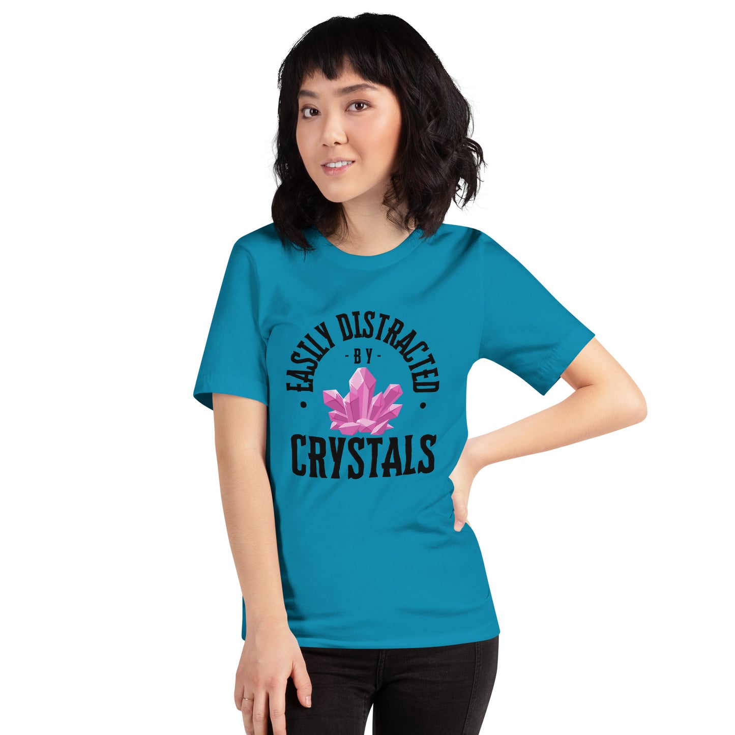 Easily Distracted by Crystals Shirt