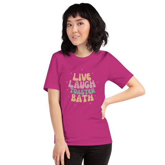 Live Laugh Toaster Bath Stars Shirt