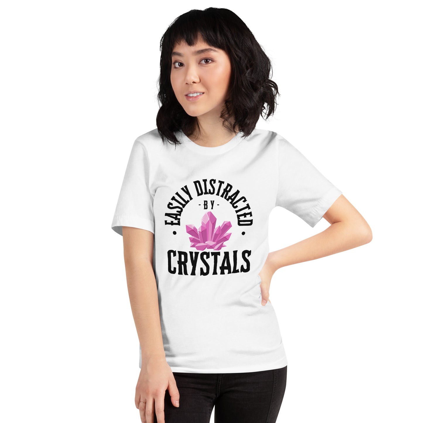 Easily Distracted by Crystals Shirt